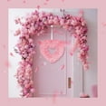 thumbnail image 4 of Front Door Floral Decor,Heart-Shaped Foam Wreath,Decorative Rose Wreath,Holiday Floral Wreath,Anniversary Door Wreath,Wedding Door Decoration,Artificial Flower Wreath, 4 of 6