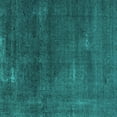 thumbnail image 1 of Ahgly Company Indoor Square Oriental Turquoise Blue Industrial Area Rugs, 7' Square, 1 of 4