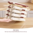 thumbnail image 4 of Contenedor De Almacenamiento De Galletas, Caja De Almacenamiento Portátil De 4 Capas Para Bolas De Masa, Sellado Efectivo De Frescura Para Fiestas, 4 of 7