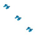 thumbnail image 1 of Vogacara 2 Piezas RC Car Knuckle Cup Buje Trasero Automotriz Automóvil Juguetes Reparación Actualización Modificada Accesorios Repuestos Azul Type1 NO1, 1 of 6