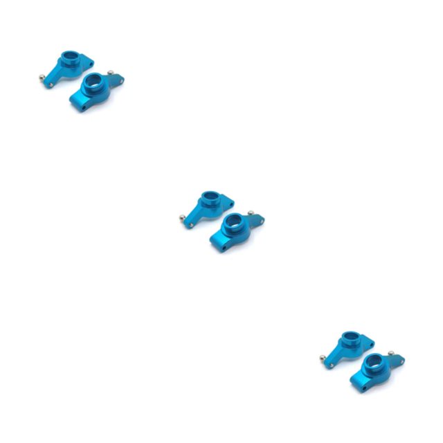 Vogacara 2 Piezas RC Car Knuckle Cup Buje Trasero Automotriz Automóvil Juguetes Reparación Actualización Modificada Accesorios Repuestos Azul Type1 NO1