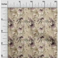 thumbnail image 1 of oneOone Cotton Poplin Light Brown Fabric Florals Diy Clothing Quilting Fabric Print Fabric By Yard 56 Inch Wide-NXM, 1 of 1