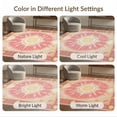 thumbnail image 7 of ODIKA 6'x9' Washable Area Rug Easy Care, Non-Shedding, Pink Vintage Boho Gothic Whimsical Stars Retro Cottagecore Beige for Queen Size Bedroom Under Bed Master Suite, 7 of 7