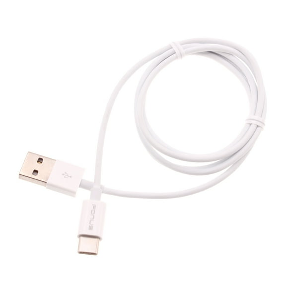 Type-C 3ft USB-C Cable for OnePlus Nord N100/N10 5G Phones - Fast Charger Cord Power Wire USB Sync High Speed White Y7L Compatible With OnePlus Nord N100/N10 5G