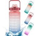 thumbnail image 1 of Autorización：Botella Deportiva - Gradiente Morado Verde Adepaton WMZL-2012-1, 1 of 9