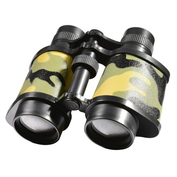 ColoMX Binoculares para niños Camuflaje Camuflaje Binoculares de niños Binoculares de plástico Juguete para al aire libre