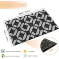 thumbnail image 3 of Black Gray Marble Door Mat, Indoor Outdoor Decor Doormat Entryway Non-Slip Absorbent Mud Trapper Mats, Floor Mats, Soft Washable Mats Door Carpet for Entryway Bathroom Kitchen Bedroom, 3 of 6