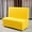 Bright Yellow, variant on BH-JJSMGS Stretch Restaurant Booth Cover, Small Loveseat Sofa Covers Non-Slip Settee Bench Slipcover Dinette Cushion Covers