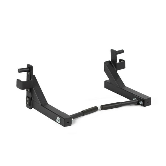 Titan Fitness T-2 Series Dip Bars, J-Hook Style Rack Mounted Dip Attachment, 880 LB Capacity, Fits 2” X 2” Tubular Steel