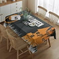 thumbnail image 2 of Happy Halloween Table Cover Wrinkle Resistant Washable Tablecolths Table Covers Horror Pumpkin Ghost Rectangle Table Cloths for Dining Kitchen Restaurant Birthday, 2 of 5