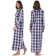 thumbnail image 2 of PajamaGram Camisones de franela para mujer - Camisones de manga larga para mujer XS, 2 of 5
