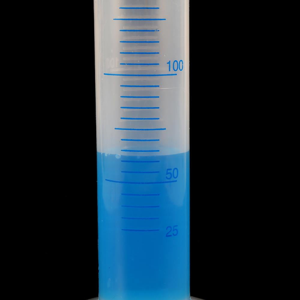 Tebru Measuring Cylinders Glass 250ml Plastic Graduated Cylinder