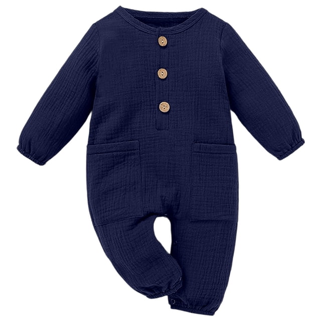 Combinaison Short en Lin pour Garçons avec Poches Appliquées et Design Décontracté Doux pour Jouer