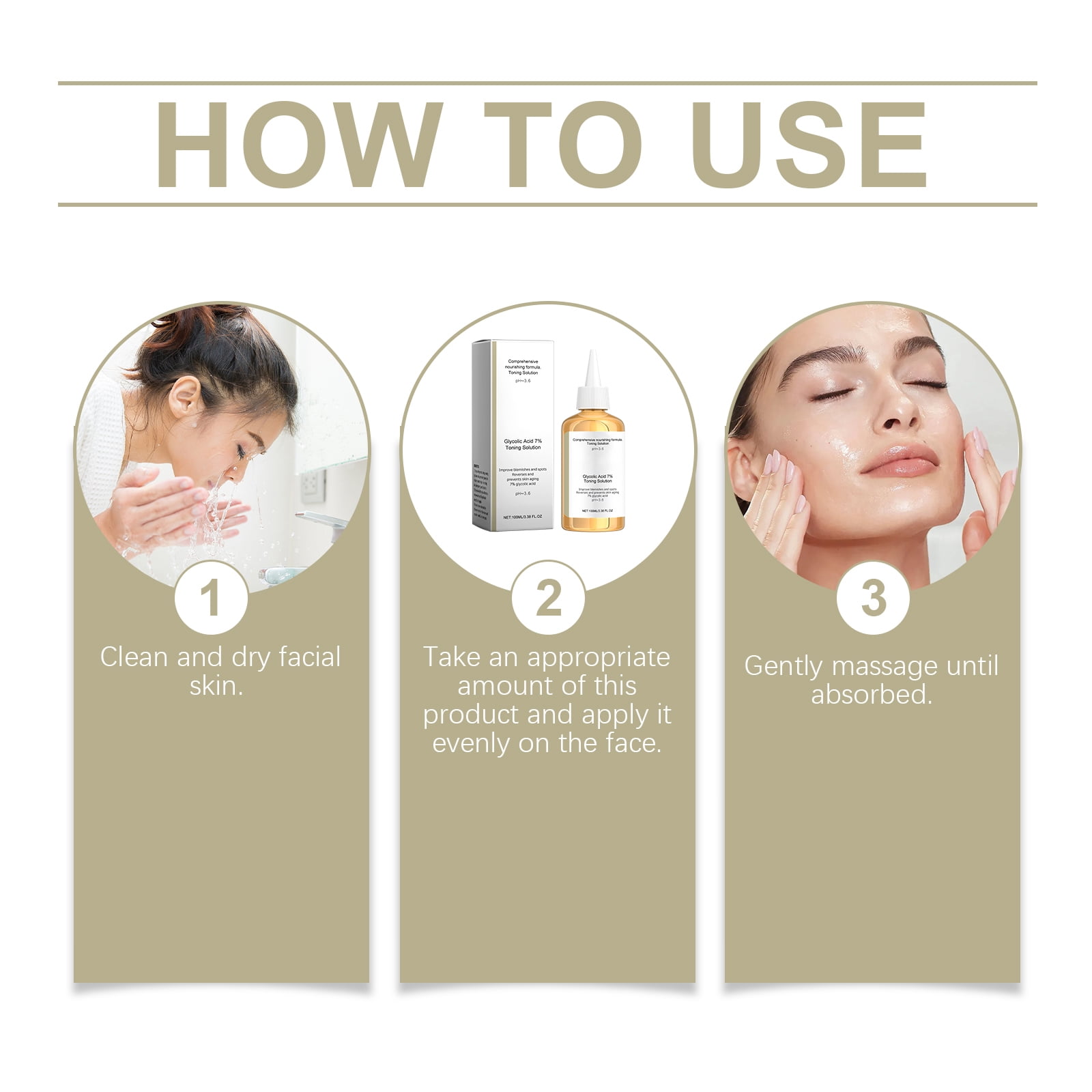 Alvantor Glycolic Acid 7% Facial Toner - Moisturizing, 3.38 fl. oz