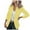 508#Yellow, variant on BRDFRL Women's Lined Blazers Business Casual Long Sleeve Blazer Open Front Lightweight Suit Jacket for Work Hot Pink 2XL