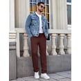 thumbnail image 5 of COOFANDY Mens Casual Pants Elastic Waist Chino Pants Lightweight Drawstring Pants with Pockets, 5 of 6