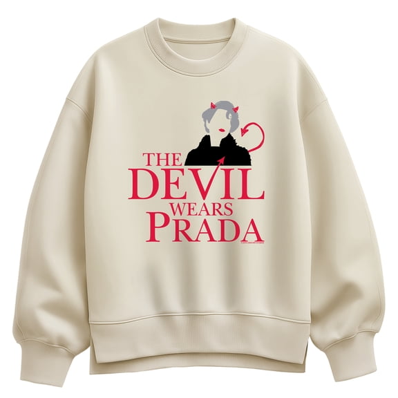 The Devil Wears Prada - Logo - Women's Oversized Fleece Crew Sweatshirt