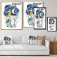 thumbnail image 4 of Designart Cute Christmas Llama Children's Art Floating Frame Wall Art, 4 of 4