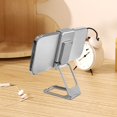 thumbnail image 2 of Upgraded Clip On Folding Phone Mount Holder with 360 Rotation Metal Double Ring Bracket for Smartphones, 2 of 4
