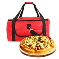 thumbnail image 3 of 16 Inch Pizza Thermal Bag Food Delivery Bag Insulated Bag 2 In 1 Portable Shoulder straps and Hand Carry, 3 of 6