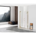 thumbnail image 2 of Elegant Kitchen & Bath SD404-4872BGD 48 x 72 in. Semi-Frameless Hinged Shower Door, Brushed Gold, 2 of 2