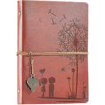 thumbnail image 1 of Cuaderno de cuero A5 Diario de viaje Cuaderno Vintage Diario Recargable 100 Regalo kaili Sencillez, 1 of 5