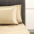 thumbnail image 6 of Hotel Style 4-Piece 1000 Thread Count Egyptian Cotton Bedding Sheet Set, Queen, Ivory, 6 of 10