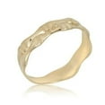 thumbnail image 5 of AVORA 10K Yellow Gold Bamboo Textured  Ring, Size 3  - Size 3, 5 of 5
