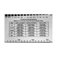 thumbnail image 2 of BELOVING String Action Gauge Set up Measuring Tool Reusable Easy Reading Pocket Sized Silver, 2 of 9