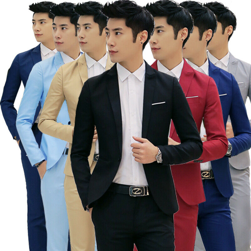Casual Slim Fit Coat Jacket Formal 