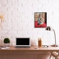thumbnail image 2 of Stupell Industries Queen Chicken with Corgi Regal Animal Humor Framed Wall Art Design by Lucia Heffernan, 16" x 20", Black Framed, 2 of 8