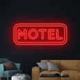 thumbnail image 4 of Handmadetneonsign Motel Led Sign, Motel Neon Sign, Motel Led Light, Motel Neon Light, Custom Text, 4 of 5