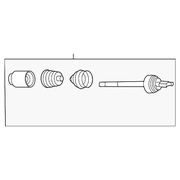 Genuine OE Kia Axle Assembly - 49501-2G001