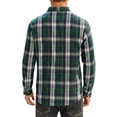 thumbnail image 2 of Alimens & Gentle Mens Flannel Shirts Casual Button Down Long Sleeve Plaid Shirts With Pocket Regular Fit Cloth For Winter, 2 of 8