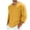 Yellow, variant on Avirosel Men's Casual Solid Color 3/4 Sleeve Round Neck Shirt Regular Fit Polyester Breathable Comfortable Top for Gym Sports Outdoor Activities Black