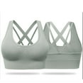 thumbnail image 5 of Ashirexll Women's Sports Bras, Sports Bras for Women Large Bust, Women Plus Size Solid Color Back Sports Bra Fitness Clothes Running Drying Yoga Underwear, 5 of 6