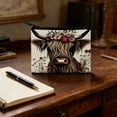 thumbnail image 6 of Hovilon Highland Cow Coin Purse - Cute Farmhouse Animal Print Card Holder, Small Zipper Change Pouch for Cash Keys and Cards, Minimalist Polyester Wallet Gift for Women and Men, 6 of 6