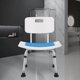 thumbnail image 1 of Cojín antideslizante para silla de baño, asiento auxiliar para bañera para personas mayores, silla de baño, taburete de ducha, cojín seguro para baño, cojín azul, uno sin silla., 1 of 5