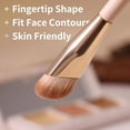 thumbnail image 4 of Liquid Blush Brush Angled for Cheek Makeup,Cream Foundation Contour Bronzer highlight Blending, Angled Face Makeup Tool (Multitask Face Brush), 4 of 18