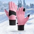 thumbnail image 2 of yocbz Cozy Season Gloves - Unisex Thermal Winter, Touch Screen, Windproof Waterproof Warm Gloves (Pink,S), 2 of 9