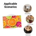 thumbnail image 5 of Joocar Citrus Fruit Print Placemat Set Of 4 For Home Kitchen Table Decor 12x18 inch Linen Table Mats Set Of 4 For Home Kitchen Table Decor 12x18 inch, 5 of 5