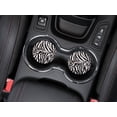 thumbnail image 5 of CARIBOU Round Neoprene Car Coaster for Drinks, Set of 2pcs, Zebra Stripes Skin Pattern, 5 of 6