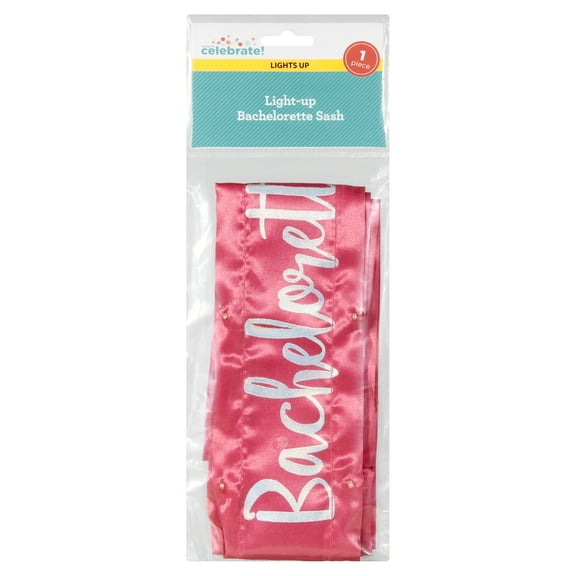 Light-Up Pink Bachelorette Sash, by Way To Celebrate