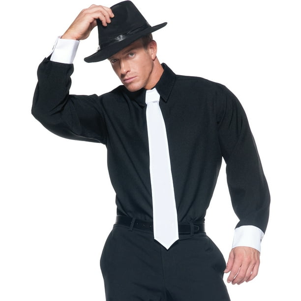 Gangster Shirt Adult Halloween Costume - Walmart.com