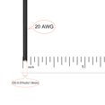 thumbnail image 4 of Cable de silicona de 20 AWG Hilos eléctricos de alambre de cobre estañado de 7 pies negro, 4 of 4
