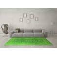 thumbnail image 3 of Ahgly Company Indoor Rectangle Oriental Green Industrial Area Rugs, 6' x 9', 3 of 4