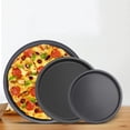 thumbnail image 2 of 6-10In Microwave Oven Pan Chip Tray Dish Pizza Baking Non-Stick Cook Tray, 2 of 9