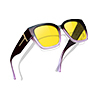 02-Gradient Purple Frame/Night Vision Yellow Lens