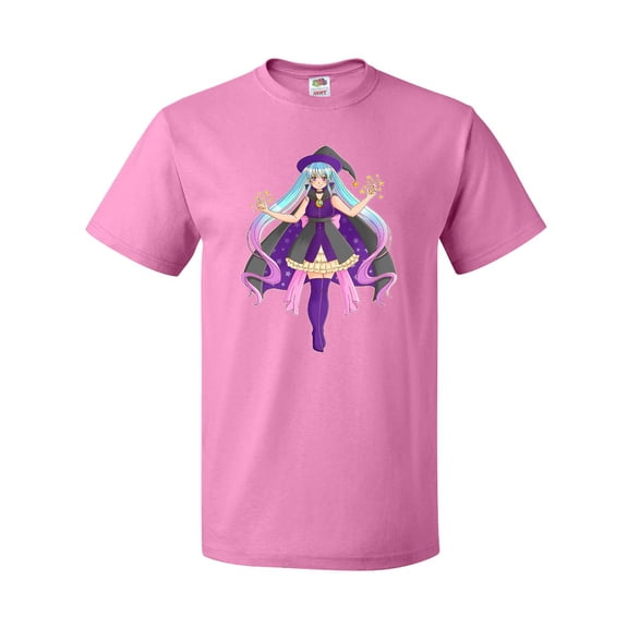 Inktastic Beautiful Purple Anime Witch T-Shirt