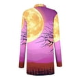 thumbnail image 3 of WXLWZYWL Halloween Cardigan for Women Plus Size Long Open Front Cardigans Halloween Pumpkin Pattern Cardigan Bat Cardigan, 3 of 4